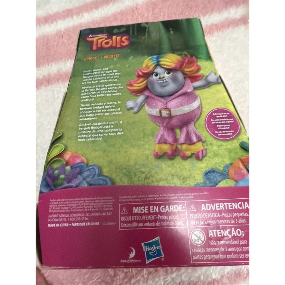 2016 TOYS R US Trolls Bridget Doll Hasbro Dress Up Doll New In Box Sealed